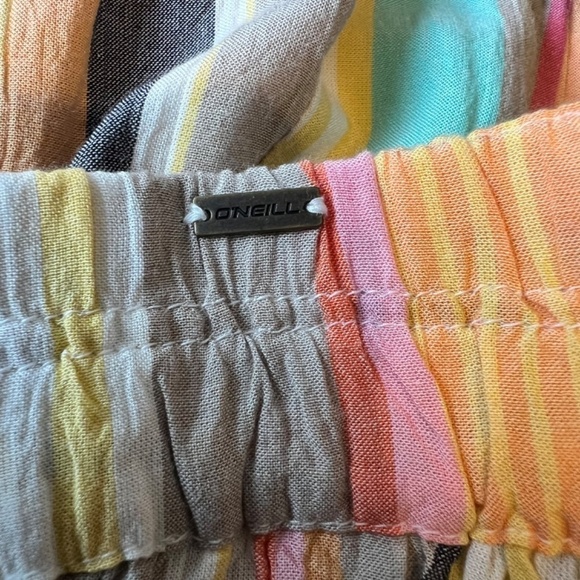 NWT - O’Neill Kelby stripe peplum sleeveless top - Picture 9 of 11